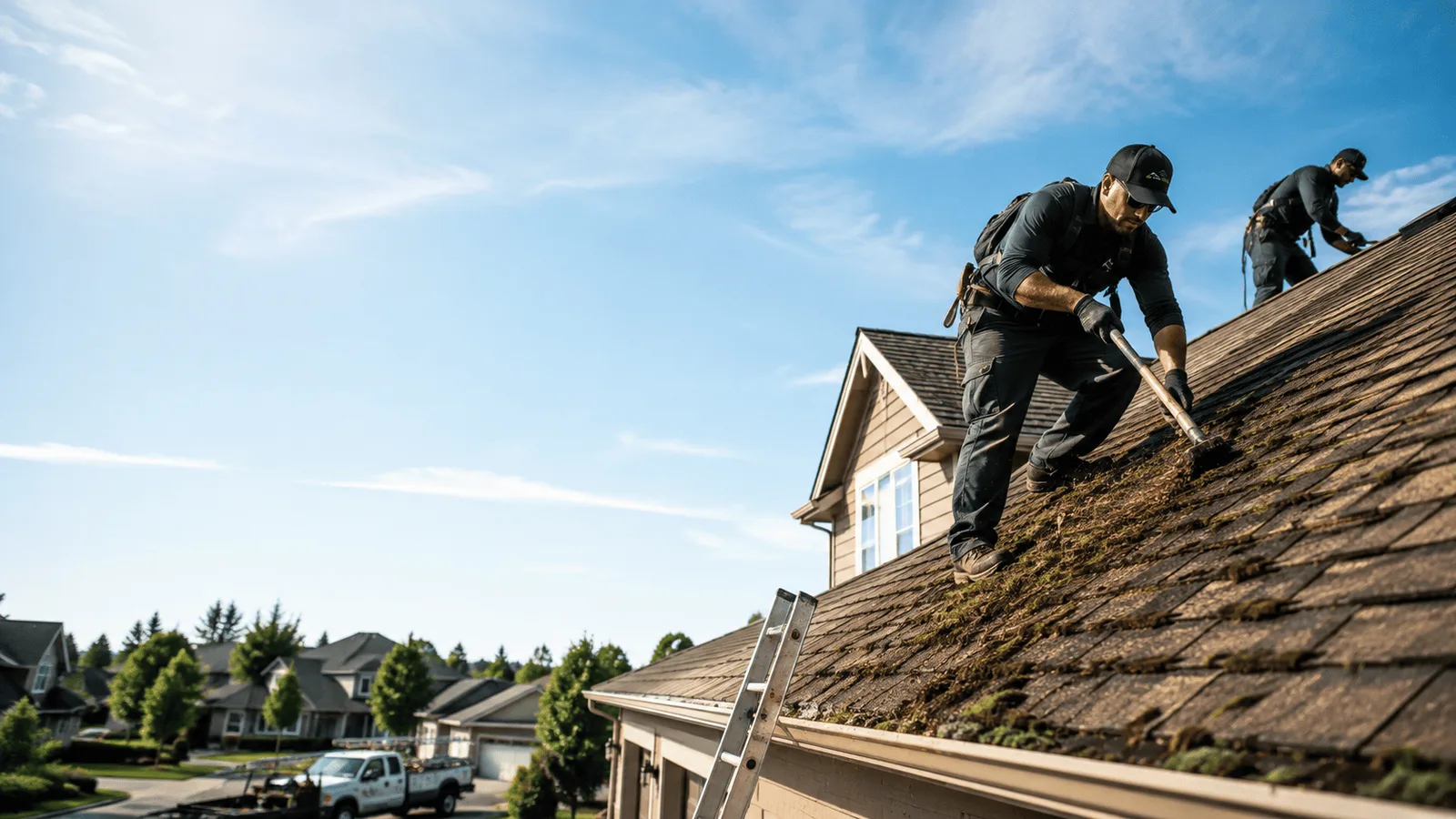 Roof Moss Removal in Rice, MN near me